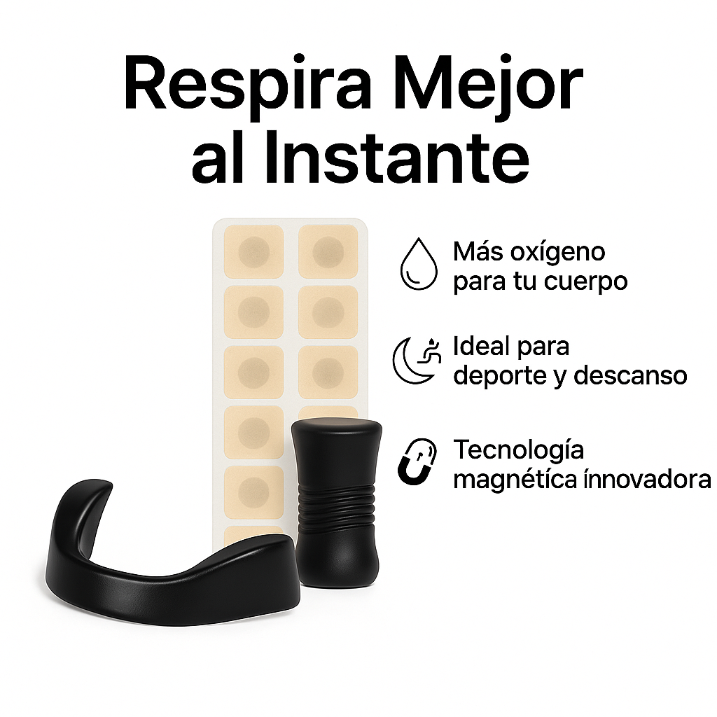 Dilatador Nasal PowerBreath™ Max | 4 niveles. Máxima respiración.